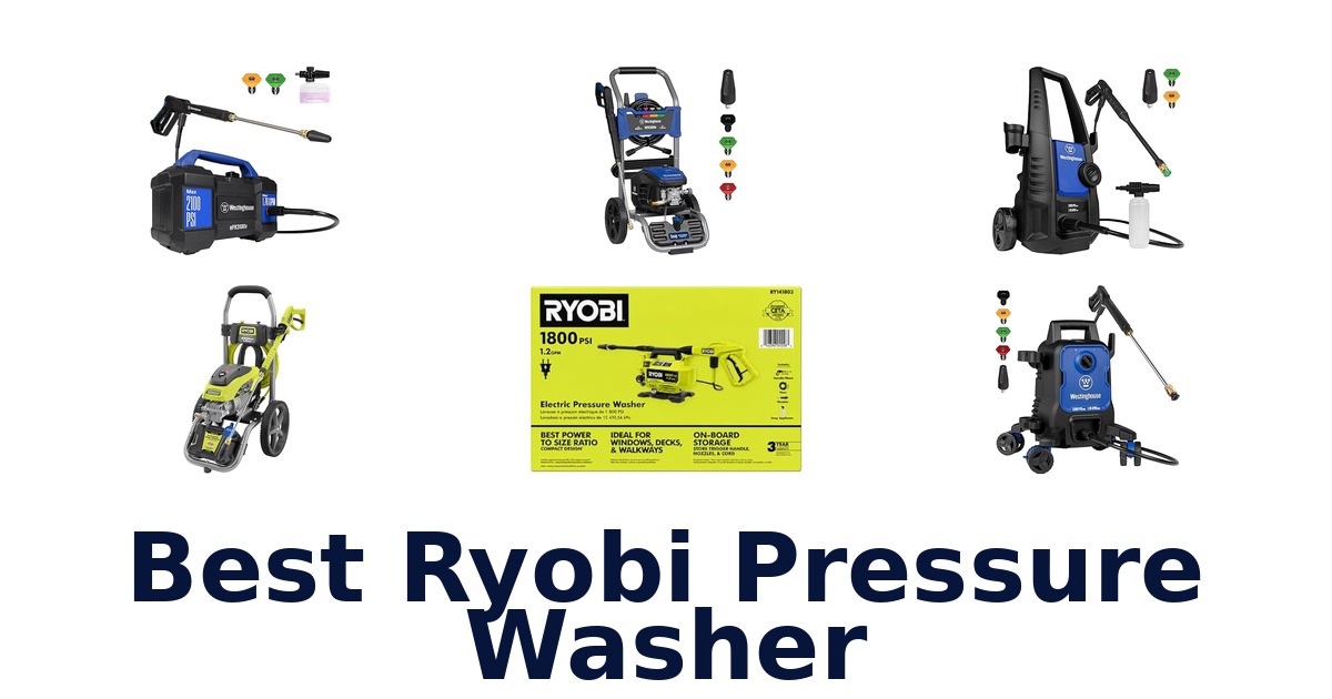 best ryobi pressure washer
