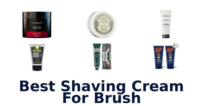 best shaving cream for brush