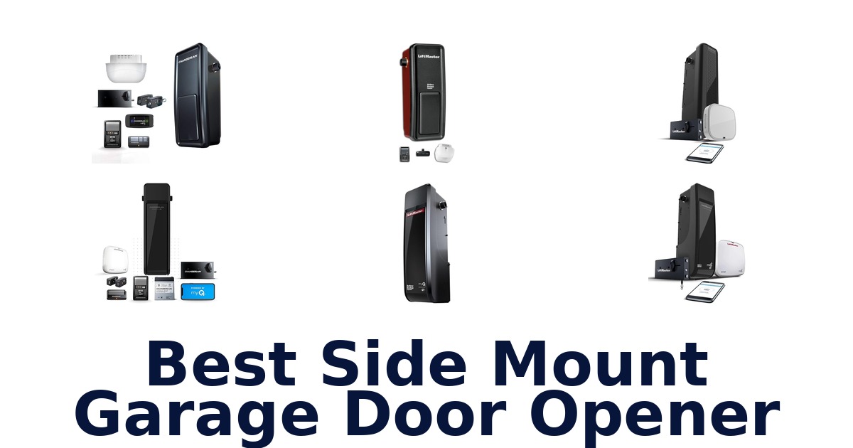 best side mount garage door opener