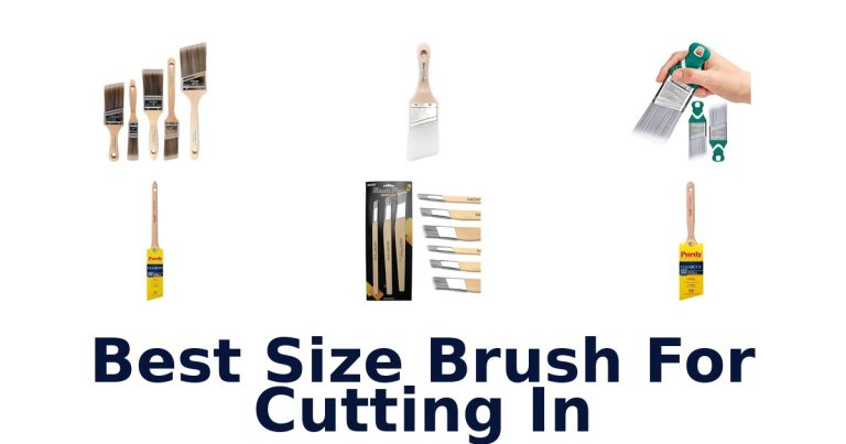 best size brush for cutting in