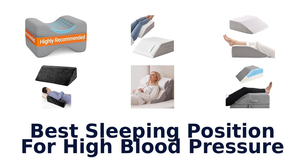 best sleeping position for high blood pressure