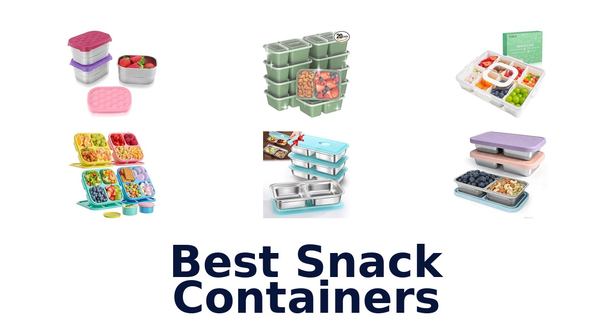 best snack containers