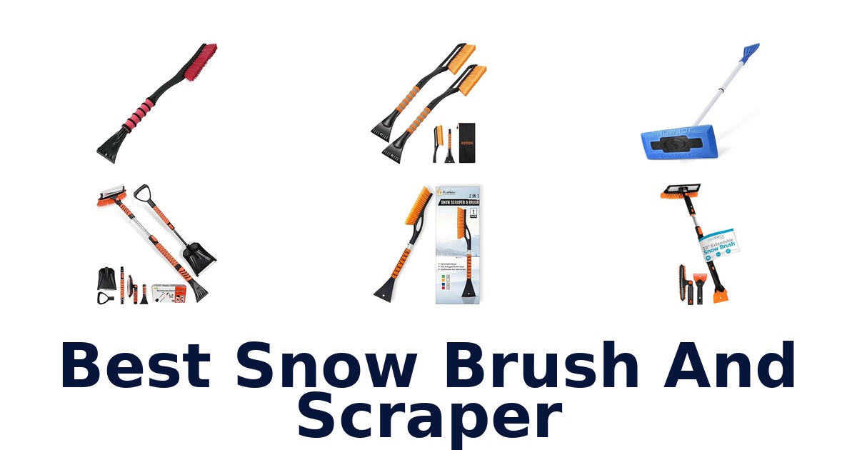 best snow brush and scraper