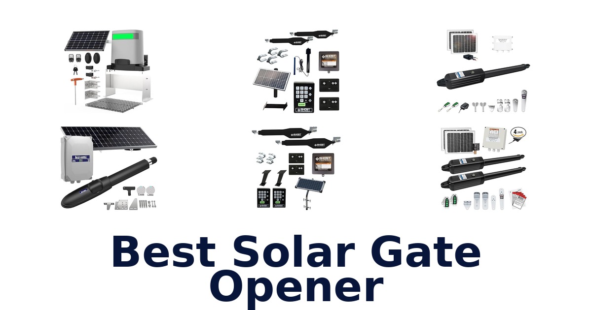best solar gate opener