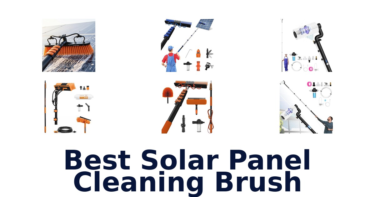 best solar panel cleaning brush