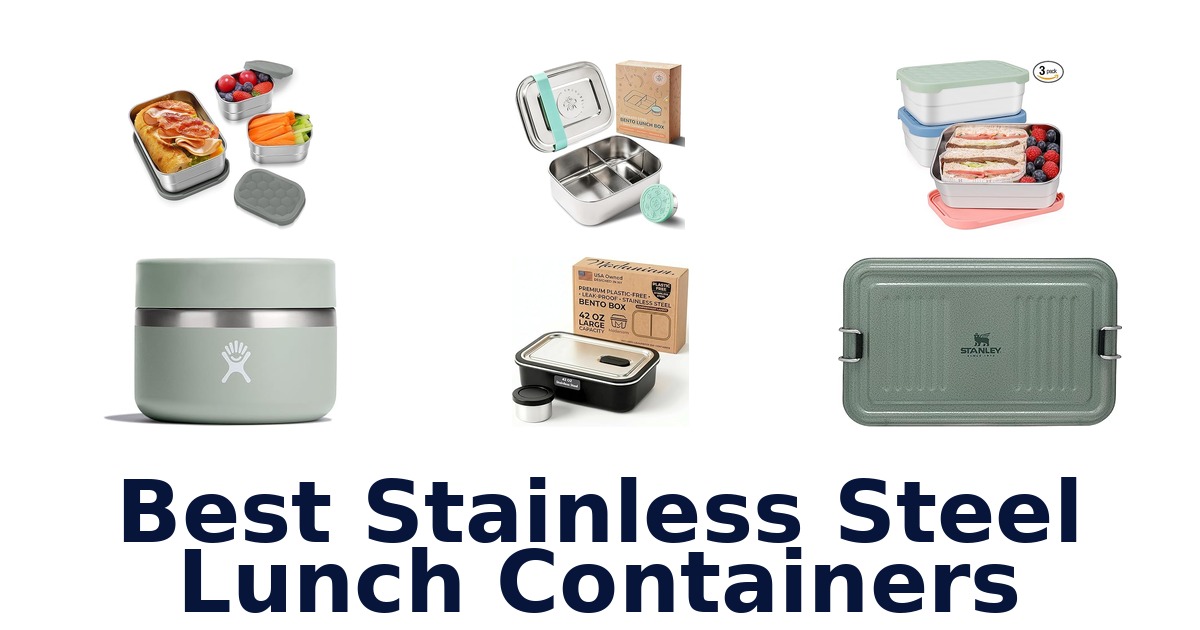 best stainless steel lunch containers