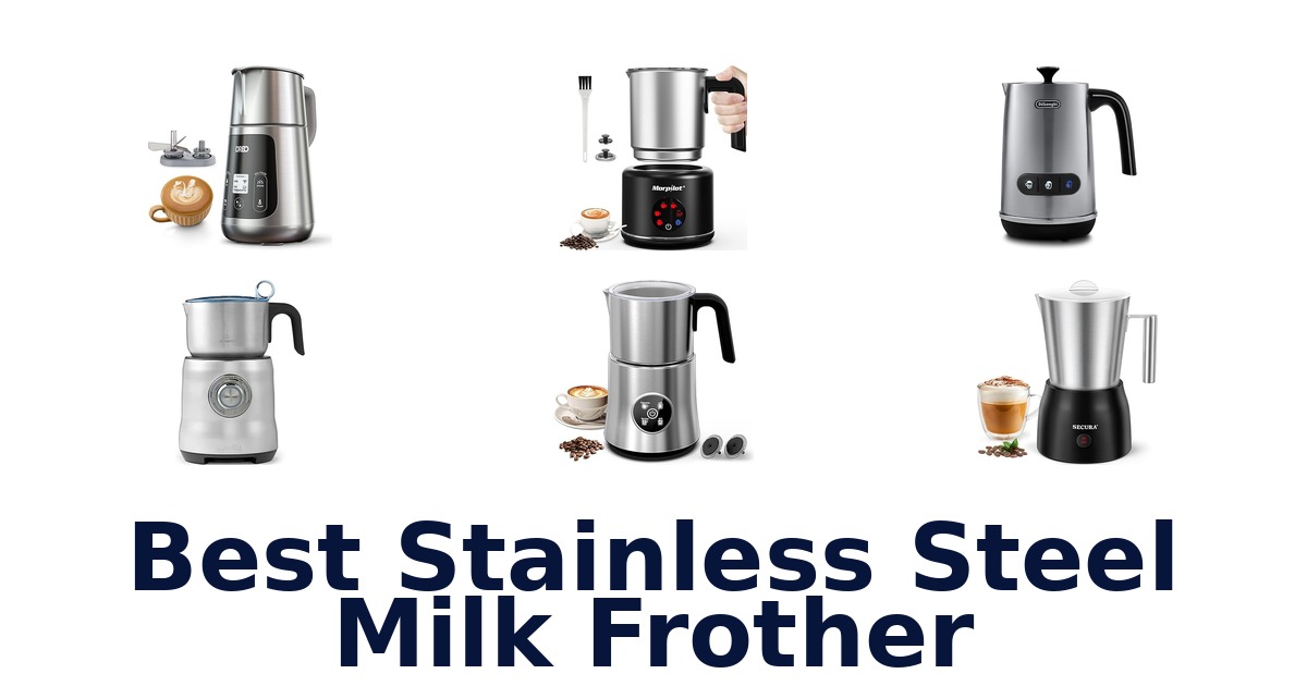 best stainless steel milk frother