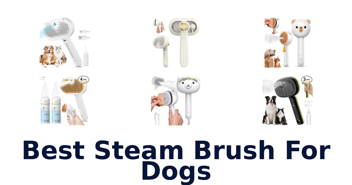 best steam brush for dogs