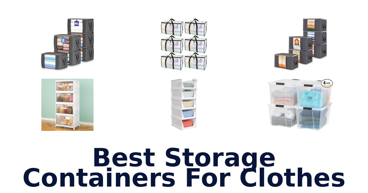best storage containers for clothes