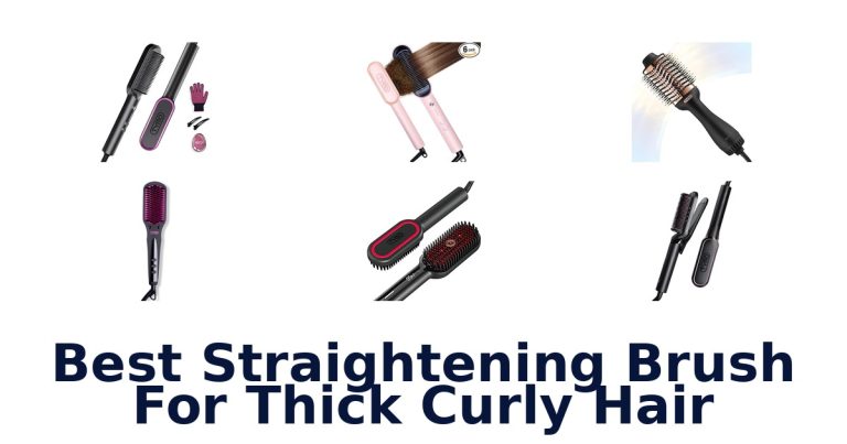 best straightening brush for thick curly hair