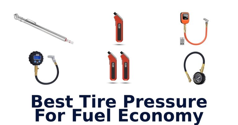 best tire pressure for fuel economy