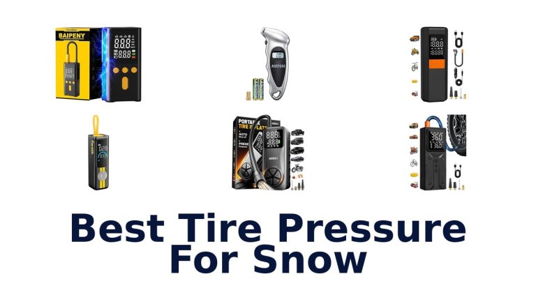 best tire pressure for snow