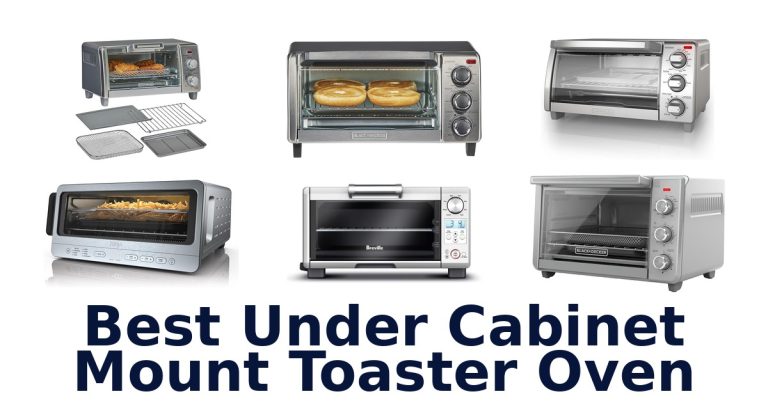 best under cabinet mount toaster oven