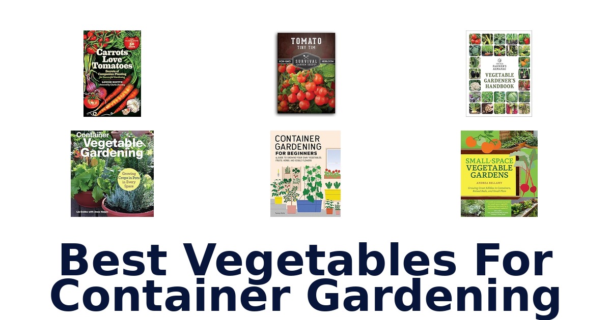 best vegetables for container gardening