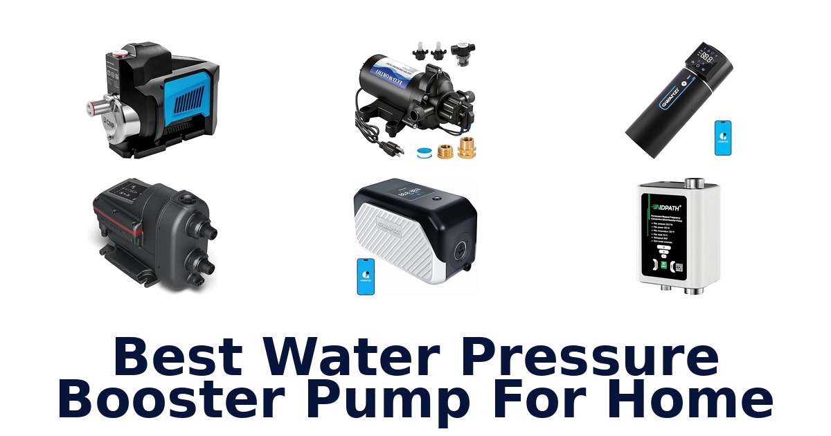 best water pressure booster pump for home