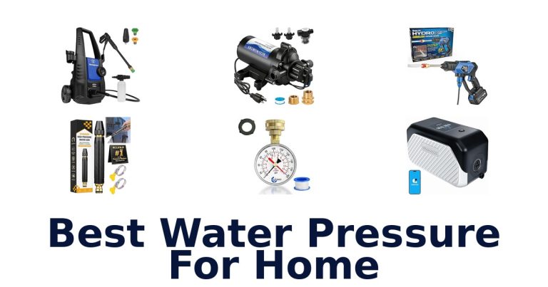 best water pressure for home