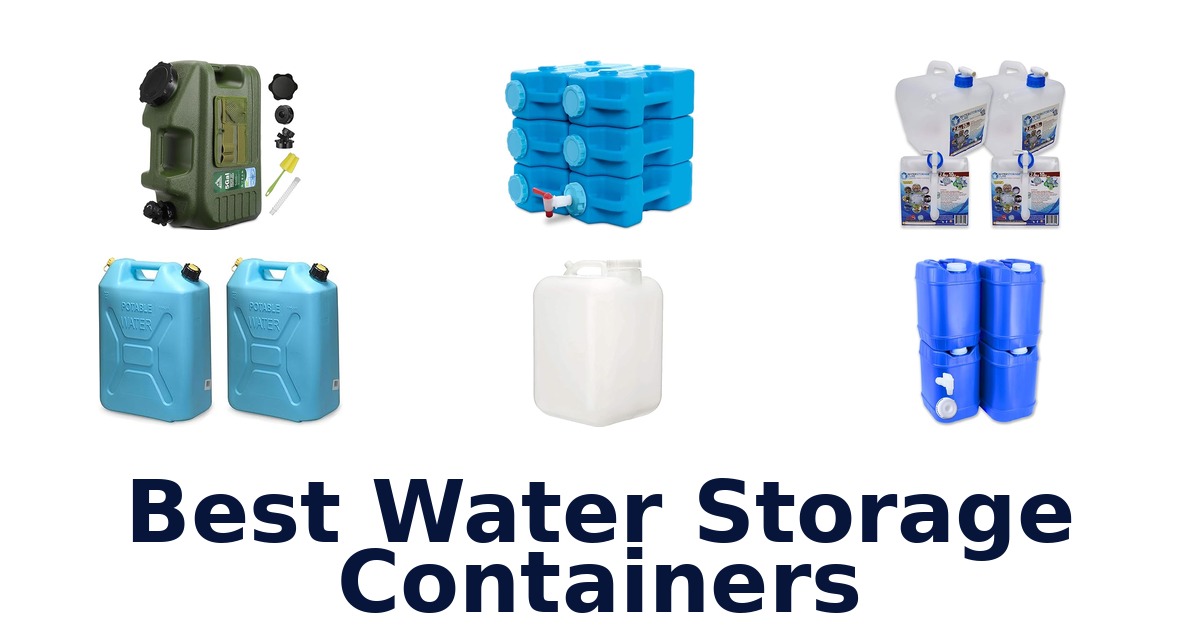 best water storage containers
