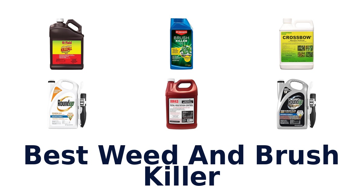 best weed and brush killer