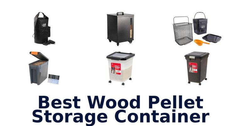 best wood pellet storage container