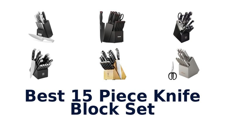 best 15 piece knife block set