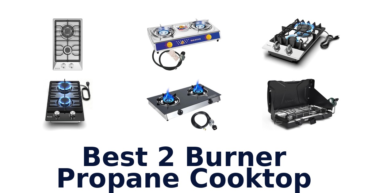 best 2 burner propane cooktop