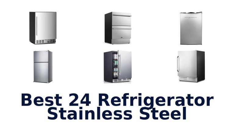 best 24 refrigerator stainless steel