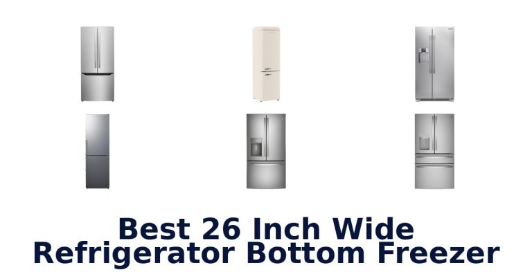 best 26 inch wide refrigerator bottom freezer