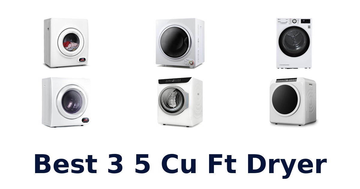 best 3 5 cu ft dryer