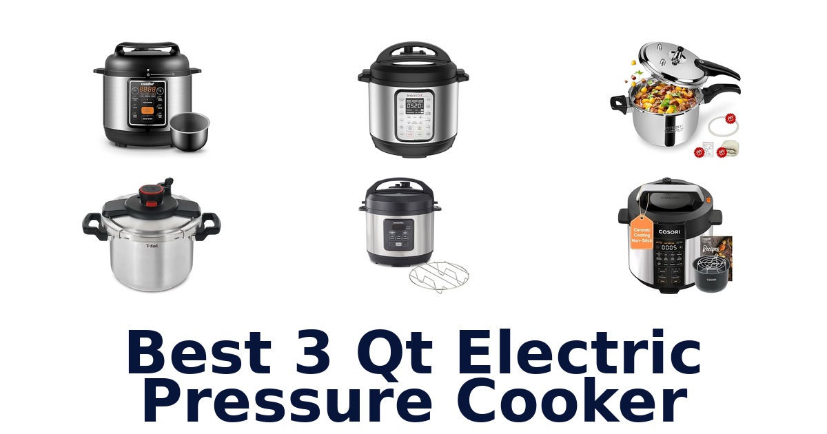 best 3 qt electric pressure cooker