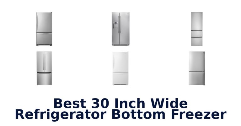 best 30 inch wide refrigerator bottom freezer