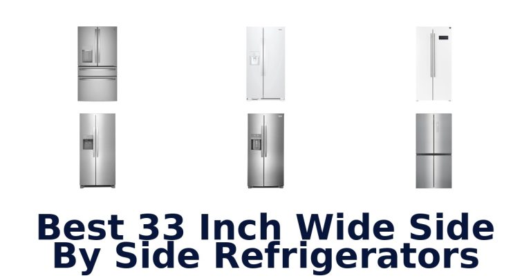 best 33 inch wide side by side refrigerators