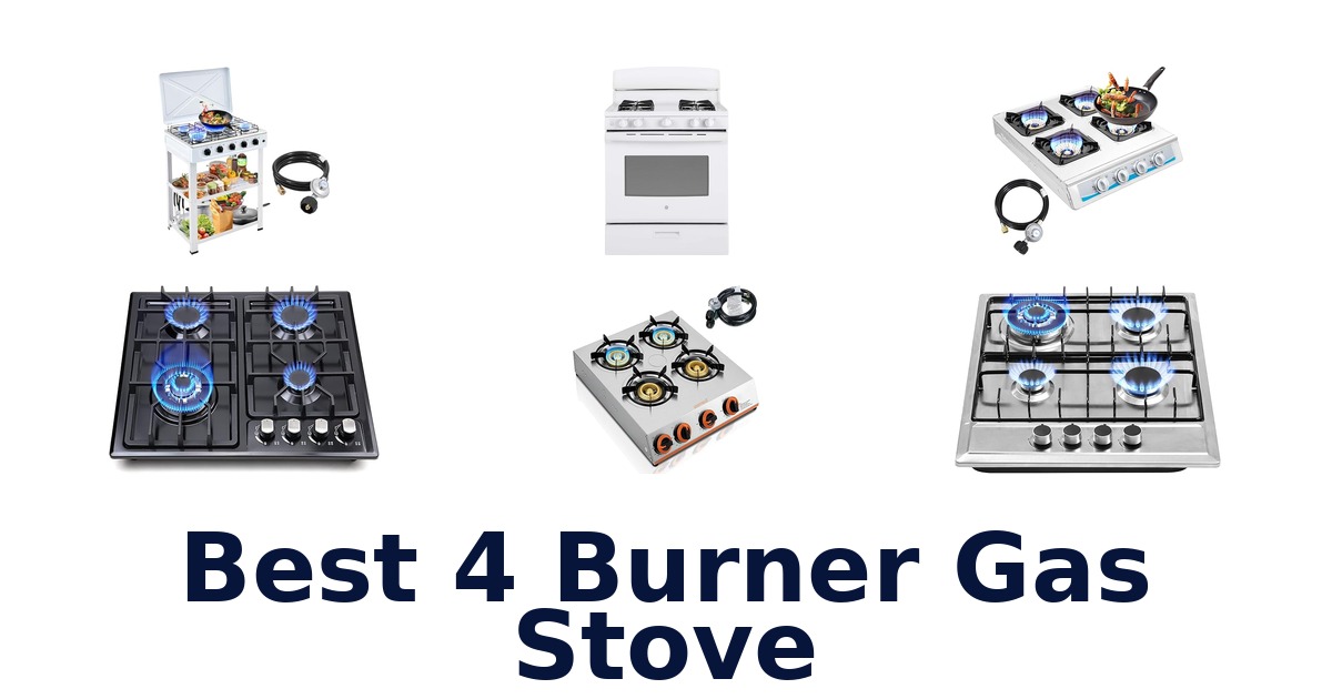 best 4 burner gas stove
