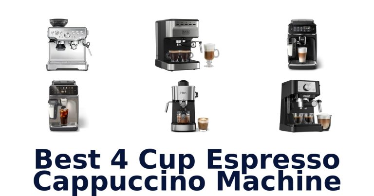 best 4 cup espresso cappuccino machine