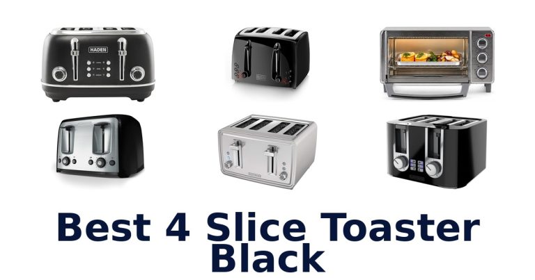 best 4 slice toaster black