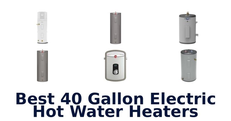 best 40 gallon electric hot water heaters