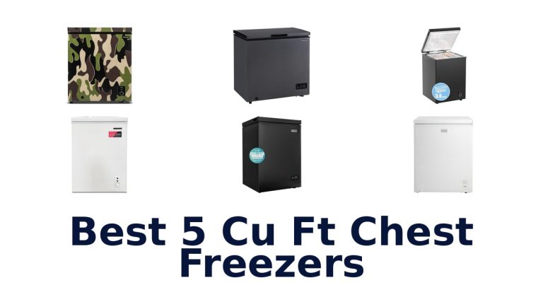 best 5 cu ft chest freezers