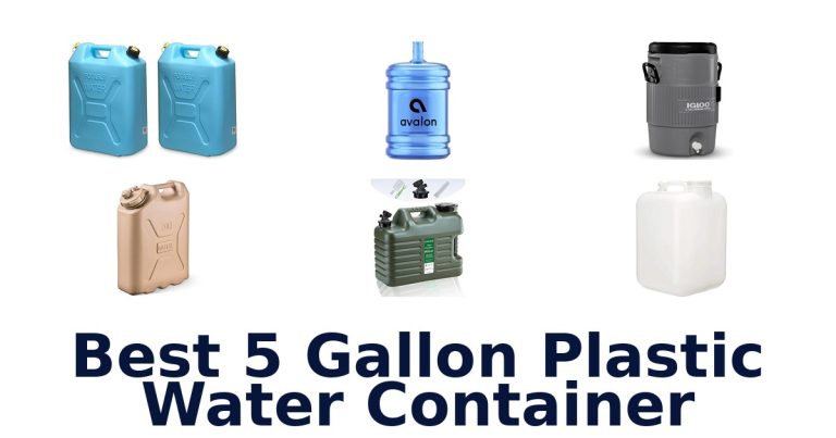 best 5 gallon plastic water container