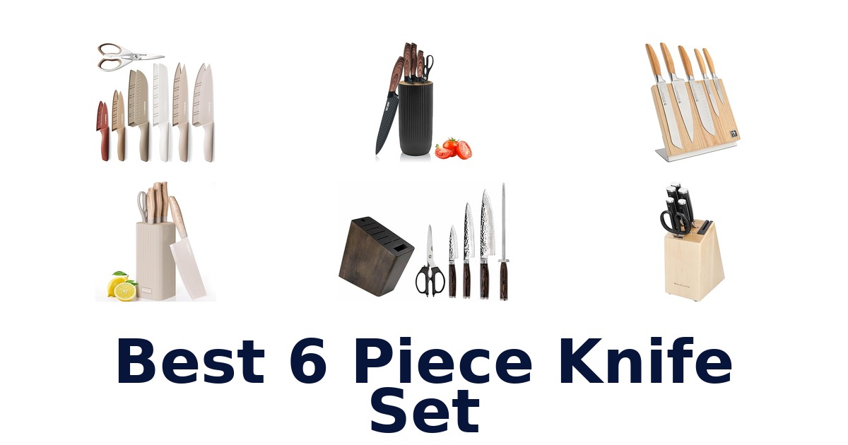best 6 piece knife set