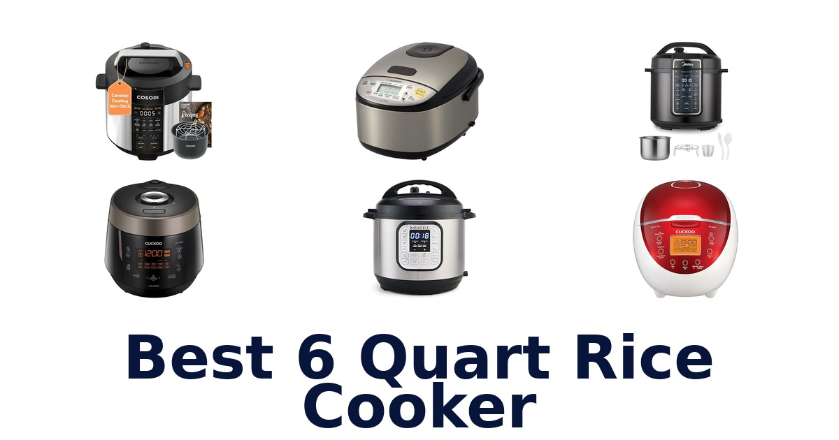 best 6 quart rice cooker