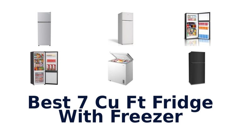 best 7 cu ft fridge with freezer