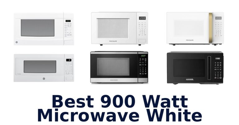 best 900 watt microwave white