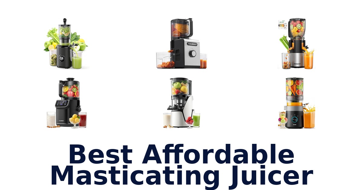 best affordable masticating juicer