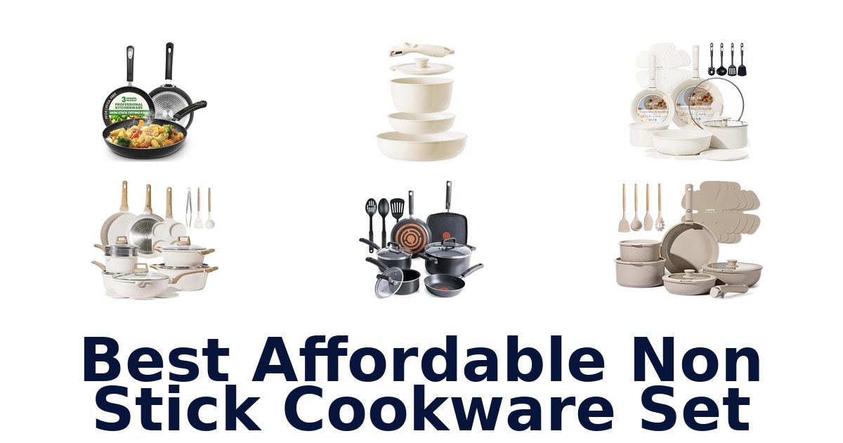 best affordable non stick cookware set