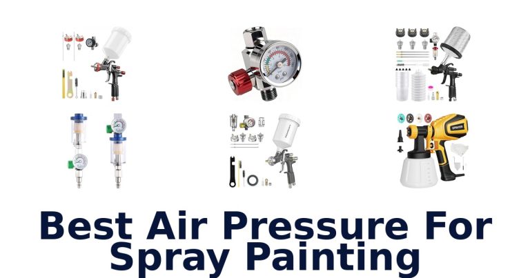 best air pressure for spray painting