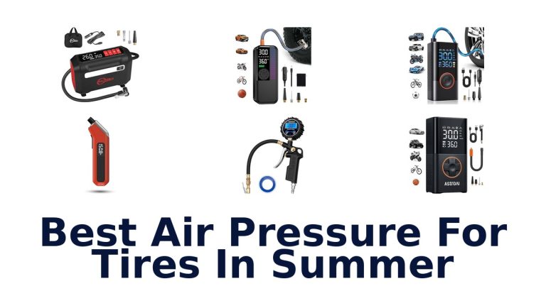 best air pressure for tires in summer