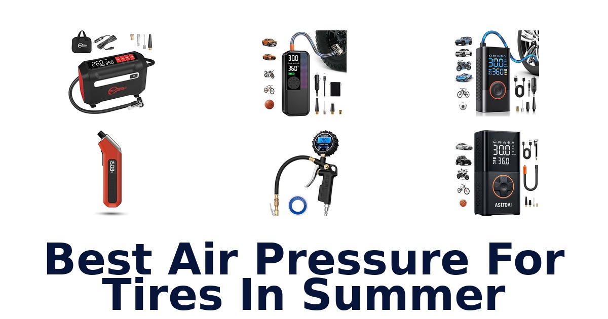 best air pressure for tires in summer