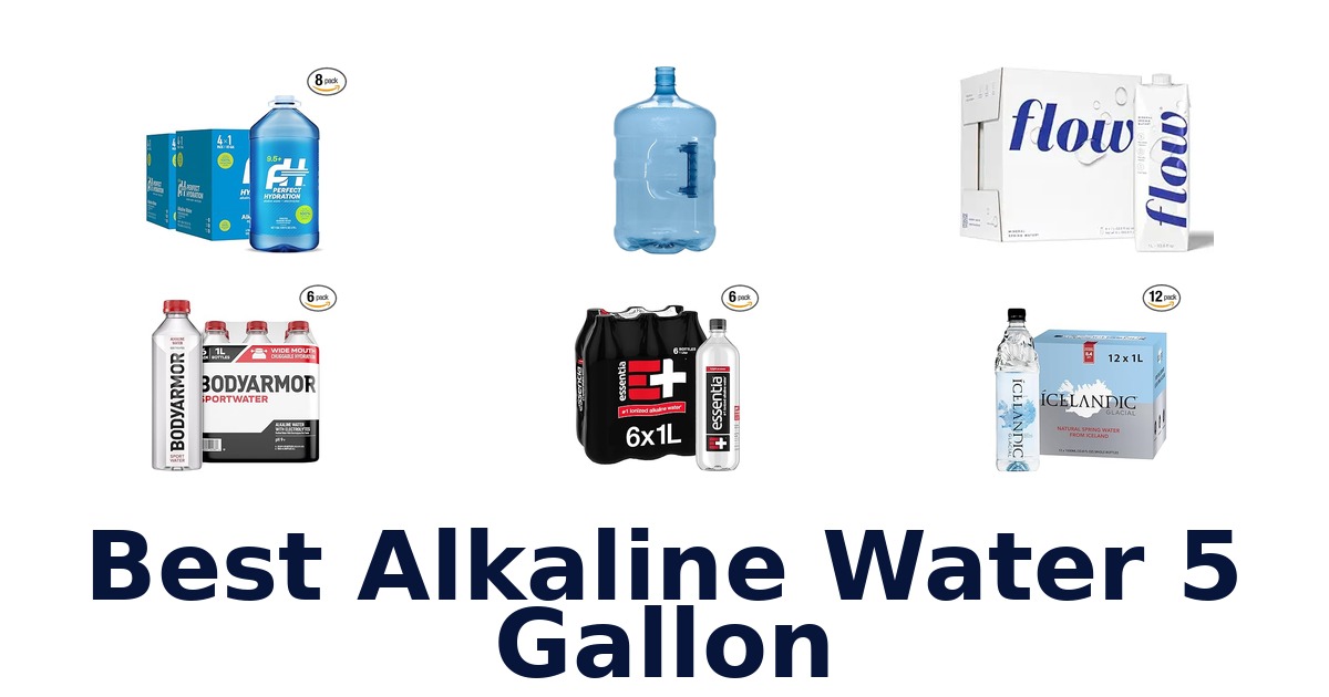 best alkaline water 5 gallon