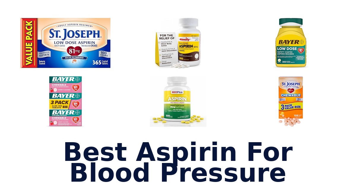 best aspirin for blood pressure
