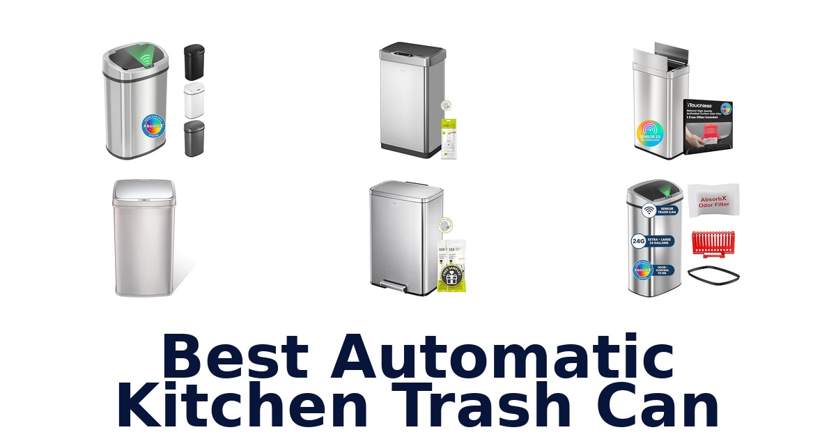 best automatic kitchen trash can