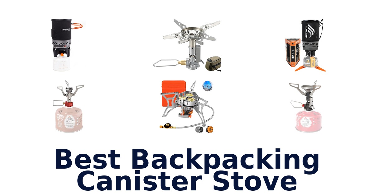 best backpacking canister stove